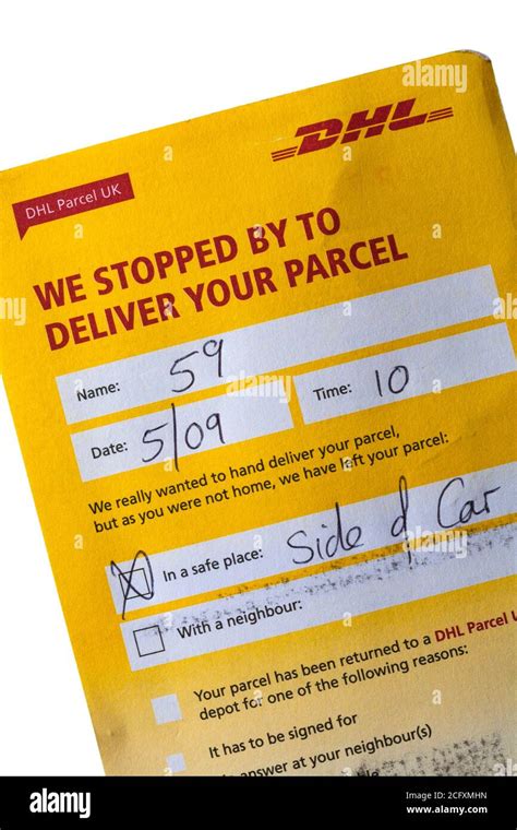 dhl paket großbritannien